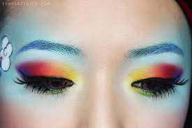 my little ponies rainbow dash makeup