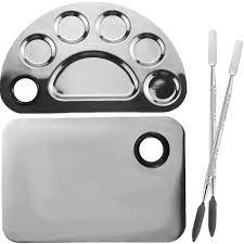 makeup mixing palette and spatula
