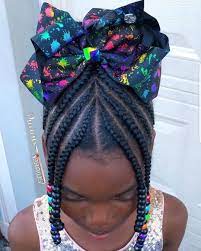Natural curly hairstyle will give your child a black look throughout the head. Kidshairstyles Kidsbraids Kids Hairstyles Braids Cornrows Hair Do Girls Hairstyles Braids Kids Hairstyles Girls Toddler Hairstyles Girl