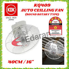 kdk kq409 16 auto celling fan round