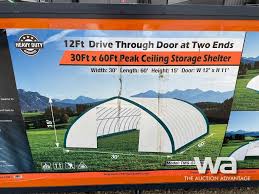 peak ceiling storage shelter