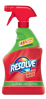 resolve spray n wash pre treat