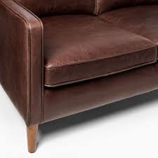 open box hamilton leather sofa 70 91