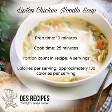 lipton en noodle soup recipe des