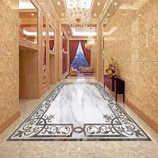 tile pattern pvc wallpaper for flooring