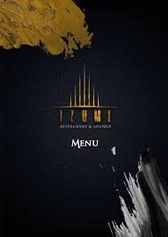 izumi restaurant and lounge menu