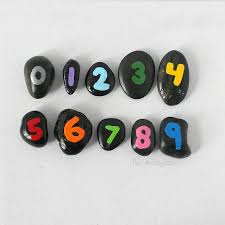 Number Rocks for Hands On Math - Fun-A-Day!