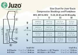 juzo basic knee high compression hose