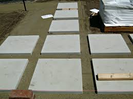 how to install 24 concrete pavers