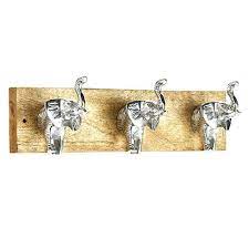 Elephant Wall Hooks On Wood At Home