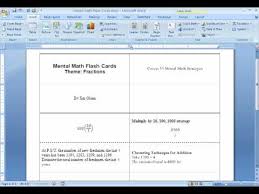 How To Make Flash Cards In Word Under Fontanacountryinn Com