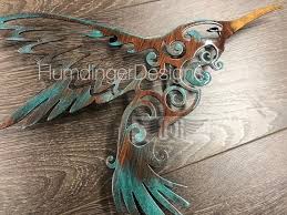 Buy Large Hummingbird Metal Wall Art