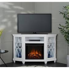 Wood Corner Fireplace Tv Stand For Tvs
