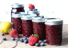 homemade mixed berry jam suburban