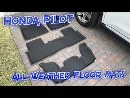 honda pilot all weather floor mats from