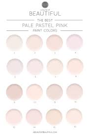 the best pale pink paint colors pink