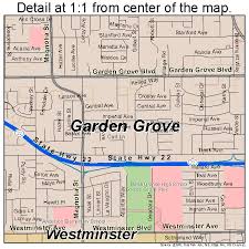 garden grove california street map 0629000