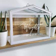 Glass Card Box For Your Wedding