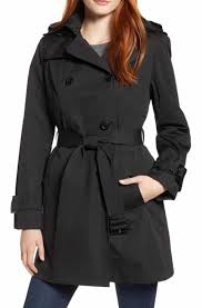 Reduce London Fog Trench Coat With Detachable Liner Hood