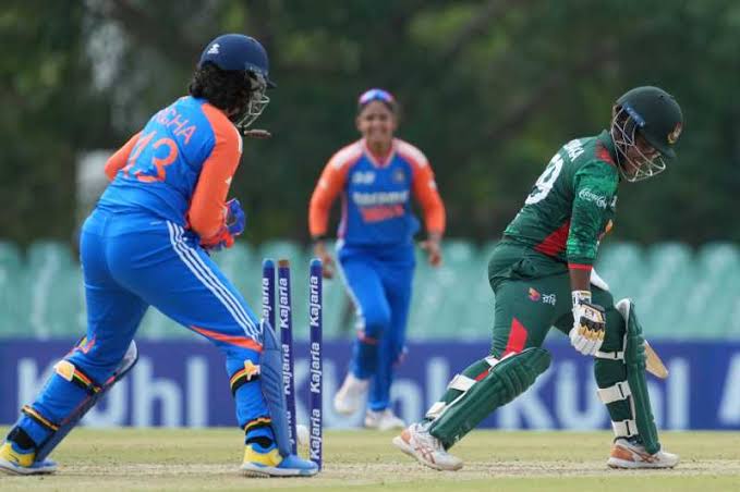 Women's Asia Cup 2024, BAN-W vs IND-W 1st Semi-Final Match Report, July 26, 2024 - India make short work of Bangladesh in march to final