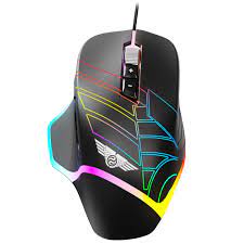Amazon.com: Newmen GX7 RGB Backlit Wired Black Gaming Mouse, 8 Programmable  Buttons Adjustable 5 DPI up to 6200 Mice,Optical Sensor with Ergonomic  Lightweight Design for PC Computer Gamer : Video Games