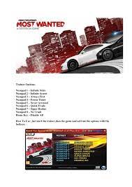 Enter iammostwanted to unlock all cars. Enakomerno Obrobje Zavedanje Need For Speed Trainer Velvaerehealth Com