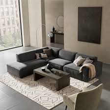 black sofas black couches living room