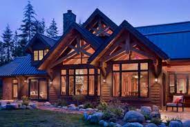 all natural timber home in washington state