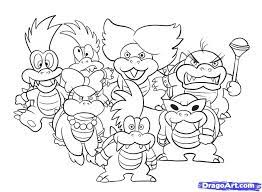 When placed on the wall there should be. Koopalings Coloring Pages Coloring Home