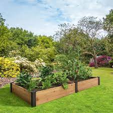 8 Ft Natural Cedar Raised Garden Bed