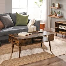 Aleeana Wood Coffee Table With Storage