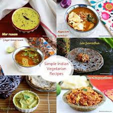 simple indian vegetarian recipes