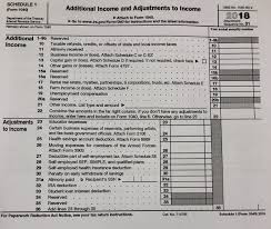 form 1040 2018 1 wages salaries