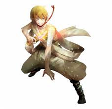 Alibaba is a young man of average height with blond hair and golden eyes. Alibaba Saluja Magi Alibaba Render Transparent Png Download 2106548 Vippng