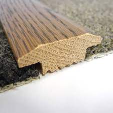 solid oak wood carpet door bars