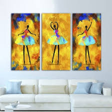 African Wall Art Ballerina Girls