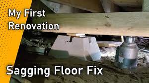how i fixed my sagging floor my first