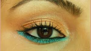 favorite eye makeup bright orange eyes