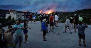 Image result for greece fire images