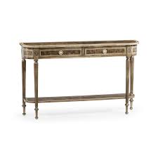 Bleached Mahogany Console Table