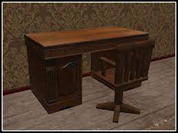 Like almost everything on that desk is part of a series that came out in either 1998 or later, or in the 80's. Second Life Marketplace Re Old Wood Desk W Chair Set Office Den Furniture