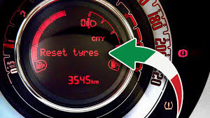 fiat 500 reset tyres warning tpms you