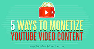 Youtube Monetization 5 Smart Ways To Make Money From Videos gambar png