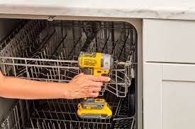 how to install and connect a new dishwasher