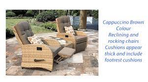 reclining rattan garden chairs top 3