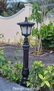 Vintage Cast Iron Lamp Pole