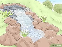 how to build a waterfall with pictures