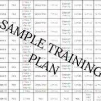blank training plan template mile by mile
