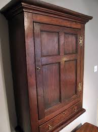 Antique Oak Wall Hanging Cupboard Oak