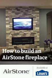 airstone fireplace electric fireplace